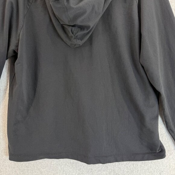 Mod O Doc‎ Black Pullover Hoodie Sweater Cowl Neck Pockets Casual Basic Size XL - Picture 9 of 13